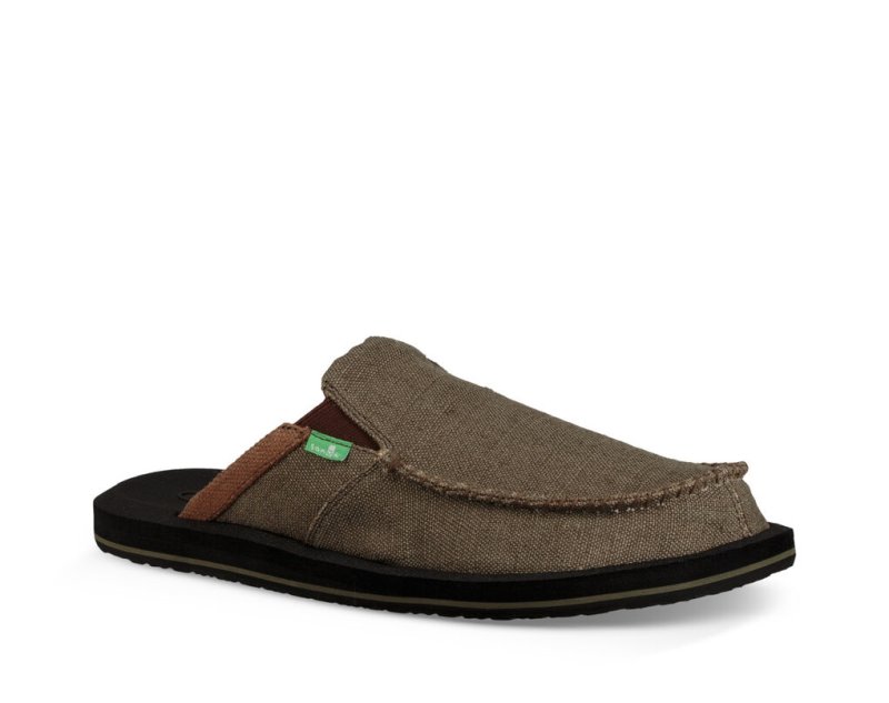 Sanuk You Got My Back III Men's Sidewalk Surfers Brown | Canada 283HAP